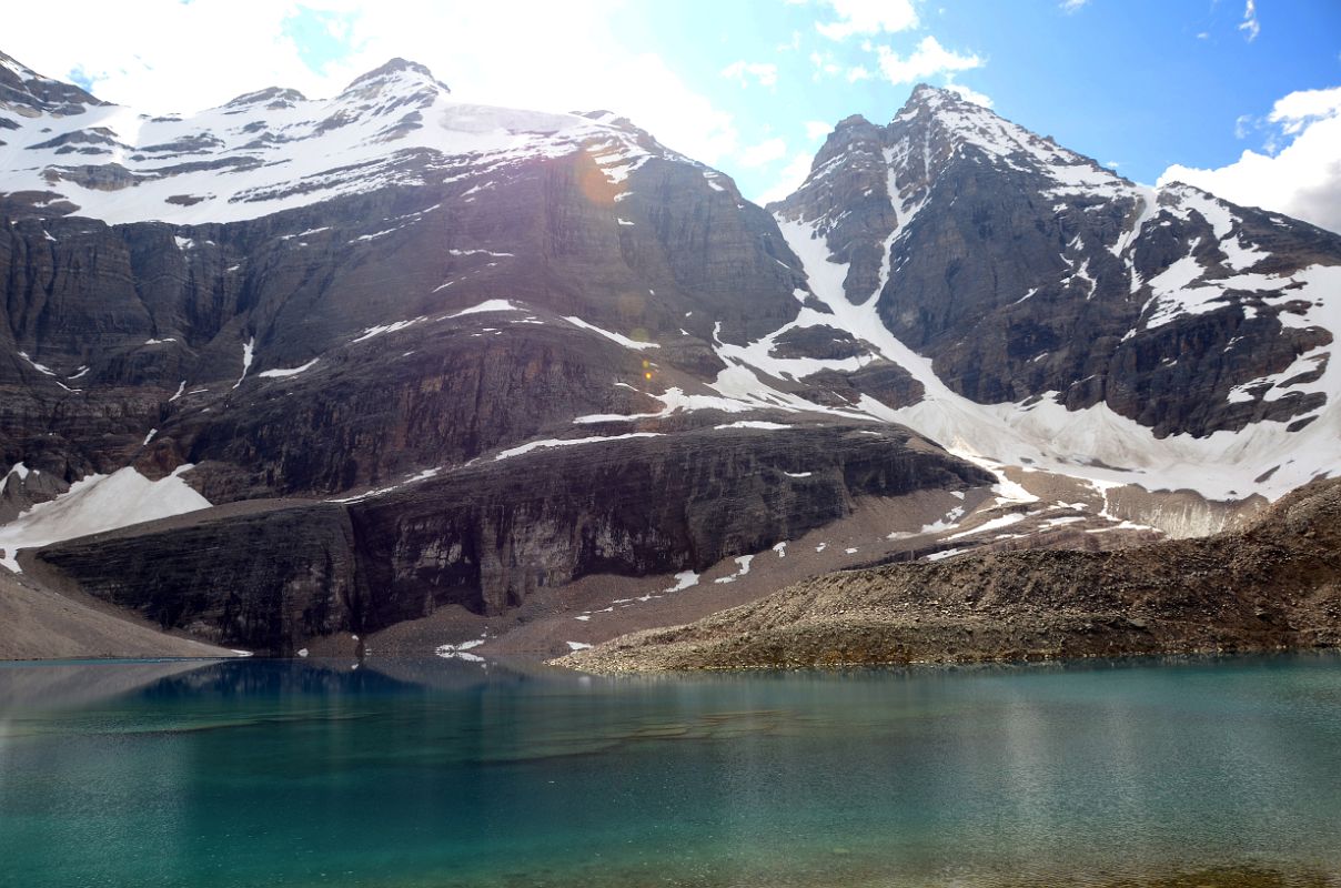 29 Lake Oesa With Glacier Peak and Ringrose Peak At Lake O-Hara